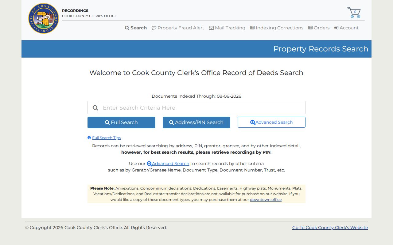 Hoffman Estates residents directory Cook recorded document index