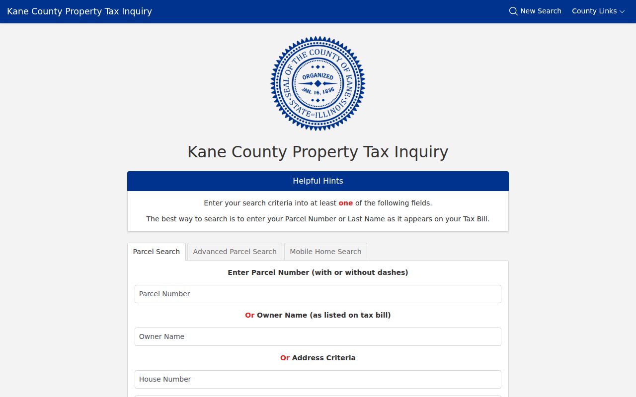 Hoffman Estates residents directory Kane County property inquiry