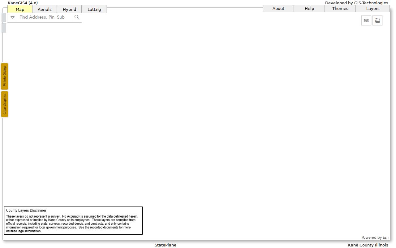Hoffman Estates street directory view in KaneGIS4